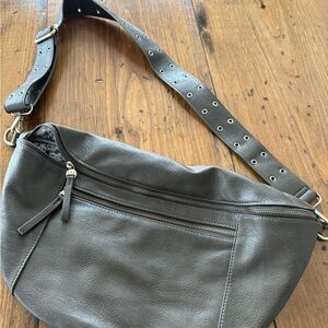 Joy Susan Gray Crossbody Bag